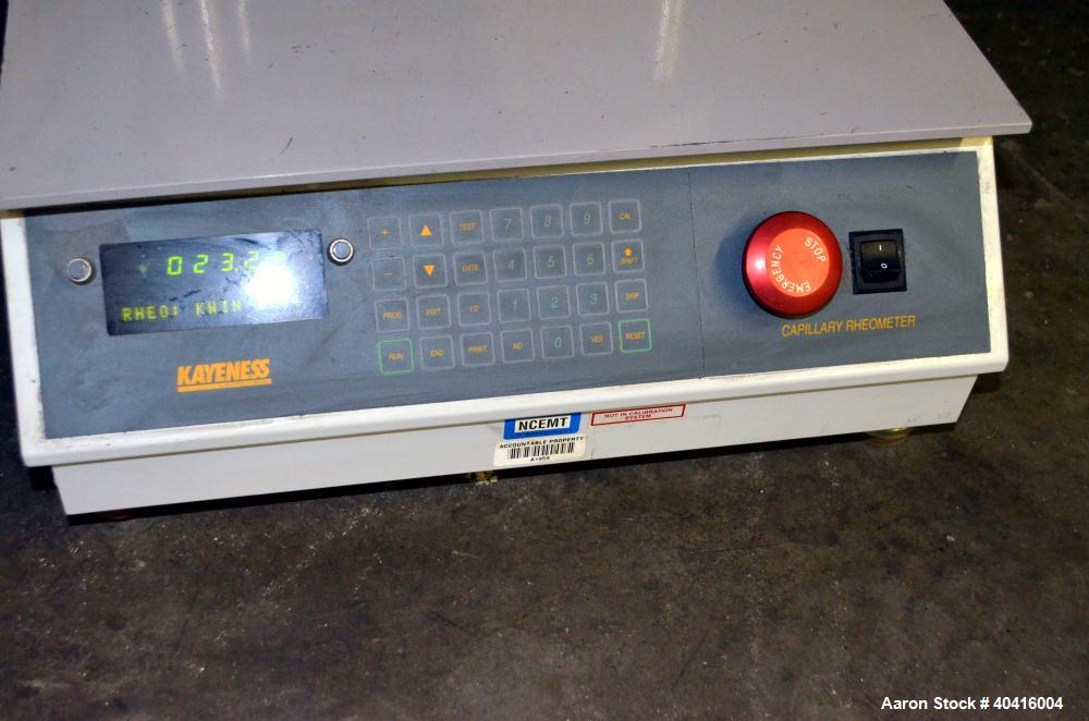 Used Kayeness Capillary Rheometer, Model D6052M-115