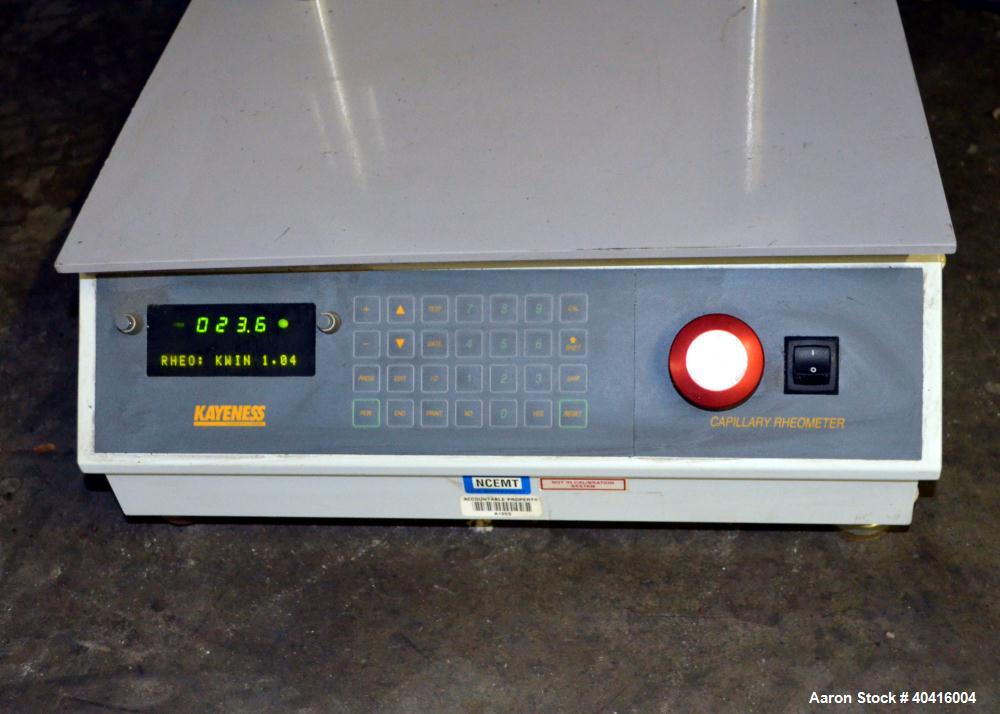 Used Kayeness Capillary Rheometer, Model D6052M-115