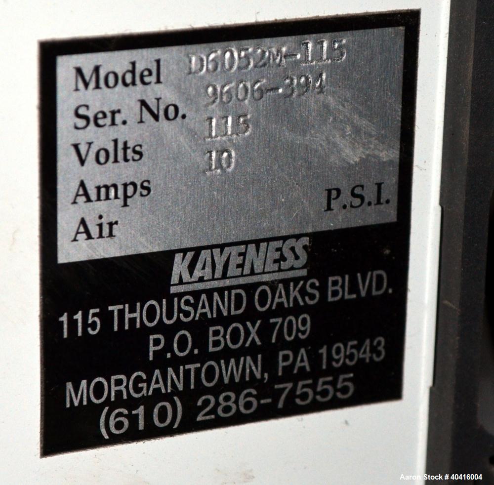 Used Kayeness Capillary Rheometer, Model D6052M-115