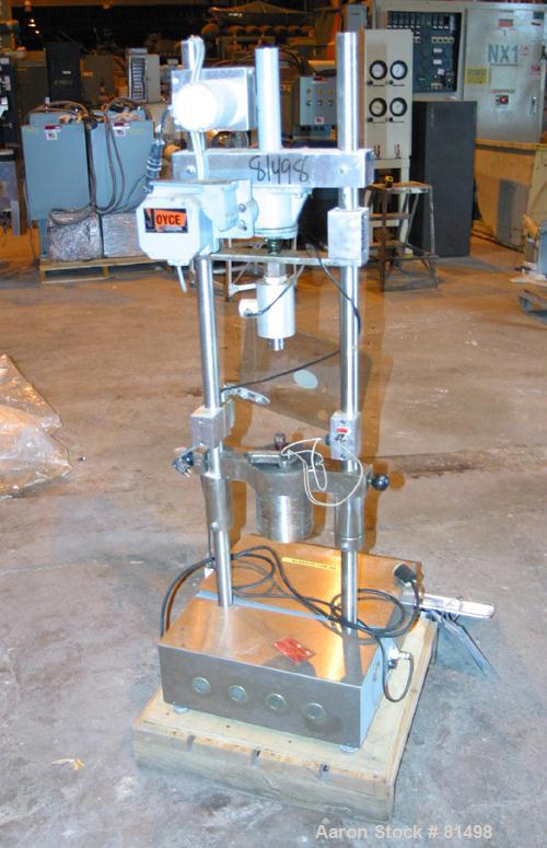 Used Kayeness Capillary Rheometer, Model LS8-402-2-0-A-2T-T-1-A. Rated 2 ton capacity. Includes digital display controls. Used to assess incoming material quality or to determine processability of va...