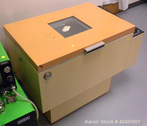 Used Lab Line Incubator-Shaker, Model 3525. Chamber measures 34" long x 22" wide x 15" deep. 7.5 Amp, 50/60 Hertz, 120 Volt, 900 Watts. Manually adjustable speed, temperature and timer controls. Seri...