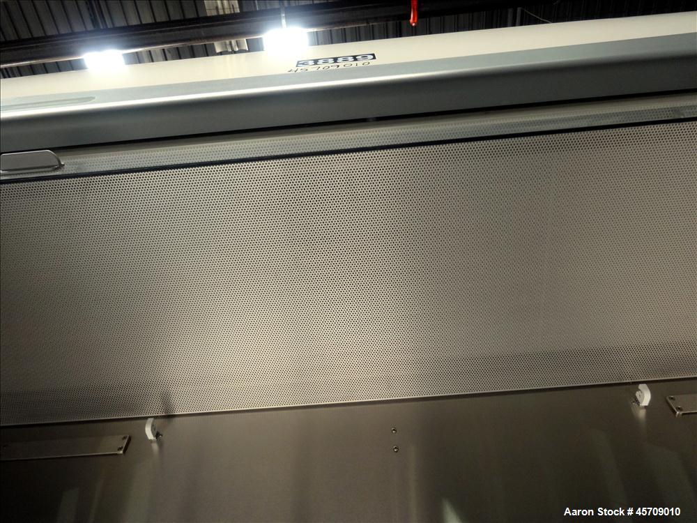 Used Labconco Purifier Logic Class II, Type B2 Total Exhaust Biological Safety Cabinet, Catalog# 3461000. Approximate 73" wide x 25" deep stainless steel vented work area. Nominal inflow 105 feet per...