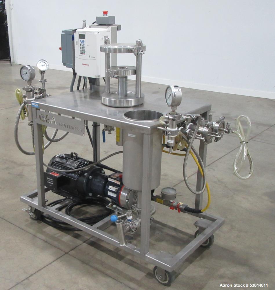 Used Alfa Laval LabStak M20 Mobile Filtration System – Lab-Scale Membrane Unit
