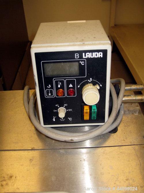 Used Lauda heated water bath, model RM20B, 1.3 kw, 60 hertz, 115 volt, serial# R03028.