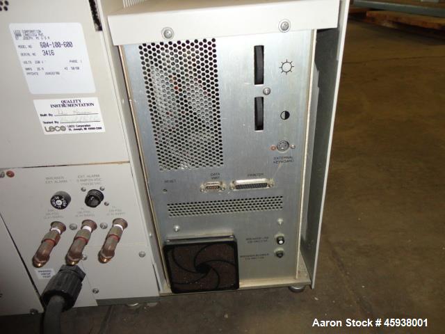 Used Leco TGA-601 Thermogravimetric Analyzer, Model 604-100-600.