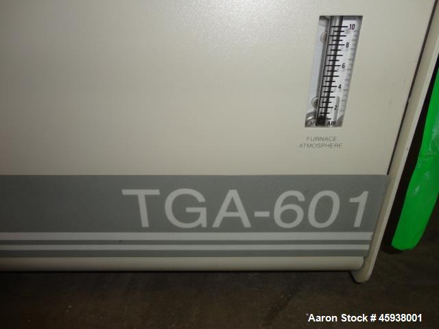 Used- Leco TGA-601 Thermogravimetric Analyzer, Model 604-100-600.