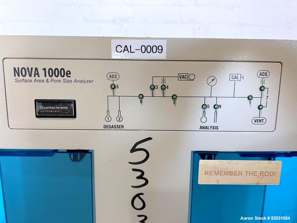 Quantachrome NOVA 1000e Surface Area and Pore Size Analyzer