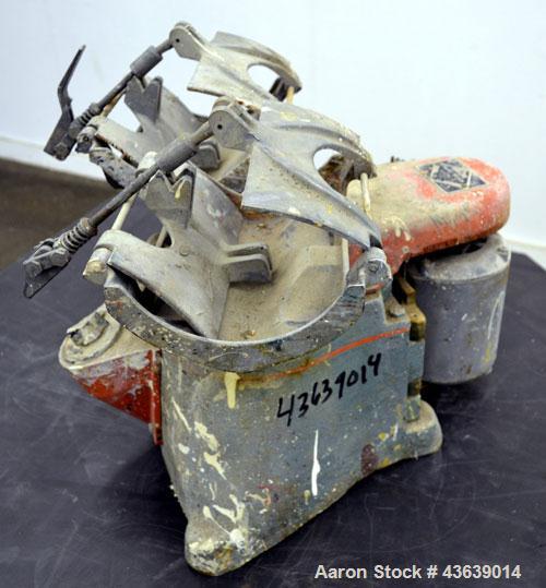 Used Miller Dual Paint Shaker, Model G.  Dual canister holders, driven by a 1/3hp, 1/60/1150 volt, 1725 rpm motor.