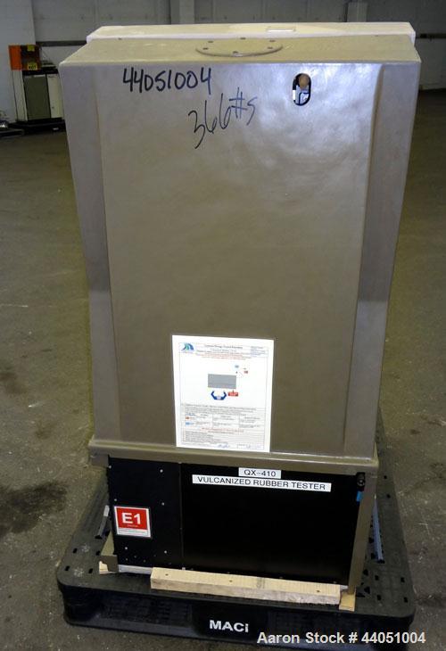 Used Monsanto Moving Die Rheometer, Model MDR 2000. Curemeter designed to test mixed rubber, and the most successful rotorless curemeter. Capable of measuring rubber compound cure under isothermal te...