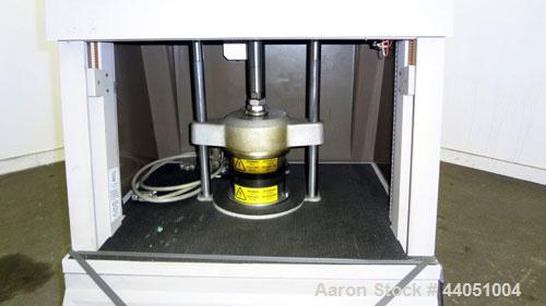 Used Monsanto Moving Die Rheometer, Model MDR 2000. Curemeter designed to test mixed rubber, and the most successful rotorless curemeter. Capable of measuring rubber compound cure under isothermal te...