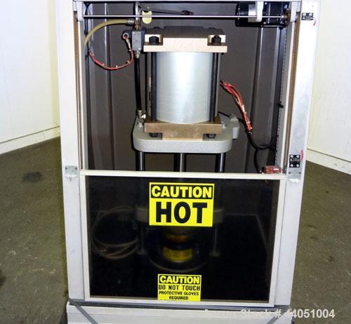 Used Monsanto Moving Die Rheometer, Model MDR 2000. Curemeter designed to test mixed rubber, and the most successful rotorless curemeter. Capable of measuring rubber compound cure under isothermal te...
