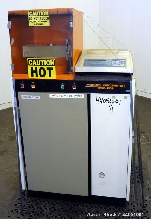 Used Mooney Viscometer, Model SMV-202