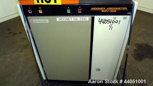 Used Mooney Viscometer, Model SMV-202