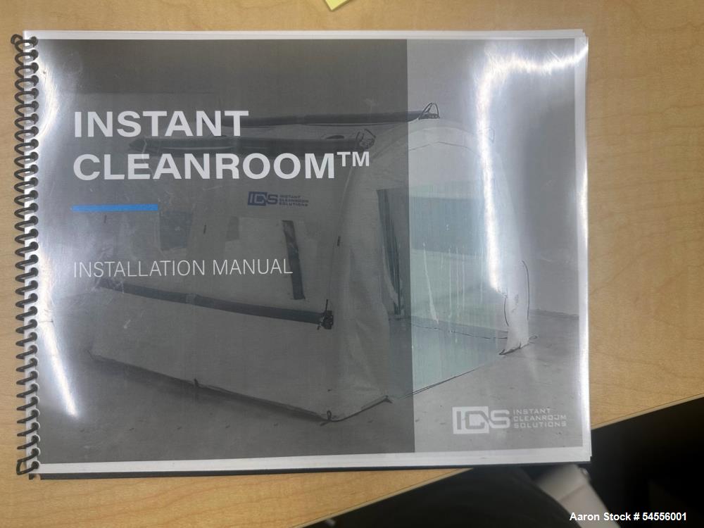 Used ICS Astro Pak Instant Cleanroom Inflatable Shelter System – Portable Cleanroom with FFU Housings by Instant Cleanroom Solutions