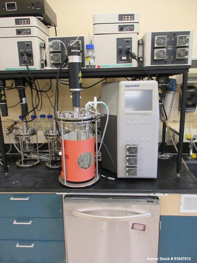 Used- New Brunswick Bioflo Modular Reactors. Model 110. 1 Liter Capacity. modular fermentation system for microbial and cell...