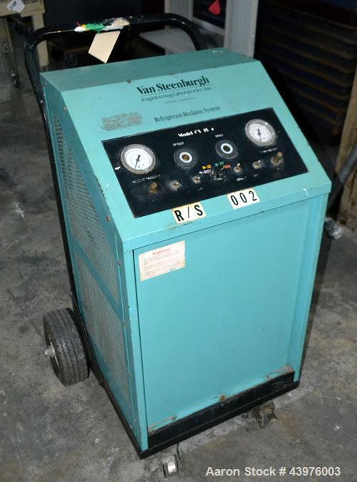 Used Van Steenburgh Refrigerant Recovery System, Model CV 15-4