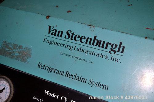 Used Van Steenburgh Refrigerant Recovery System, Model CV 15-4