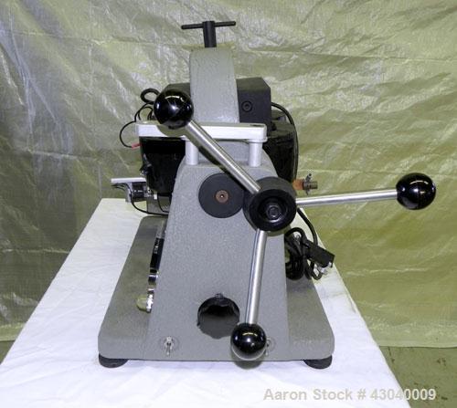Used S.G. Frantz Company Magnetic Barrier Laboratory Separator, Model LB-1. Designed for the separation of dry materials according to magnetic susceptibility, exploiting either paramagnetic or diamag...