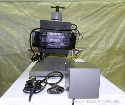 Used S.G. Frantz Company Magnetic Barrier Laboratory Separator, Model LB-1. Designed for the separation of dry materials according to magnetic susceptibility, exploiting either paramagnetic or diamag...
