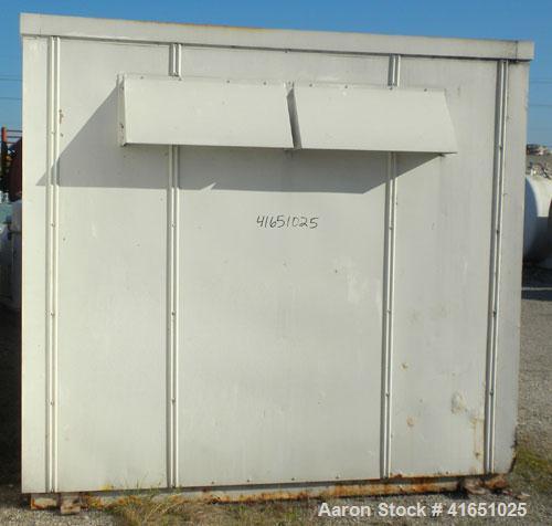 Used Haz-Stor Hazardous Material Storage Enclosure,  carbon steel. Internal enclosure dimensions 264’’ long x 96’’ deep x 83’’ tall. (4) Double door access, each door opening 53’’ wide x 80’’ tall. (...
