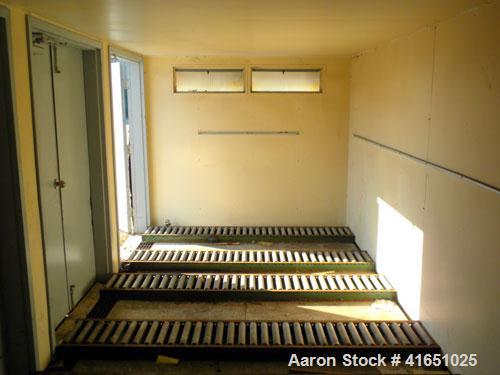 Used Haz-Stor Hazardous Material Storage Enclosure,  carbon steel. Internal enclosure dimensions 264’’ long x 96’’ deep x 83’’ tall. (4) Double door access, each door opening 53’’ wide x 80’’ tall. (...