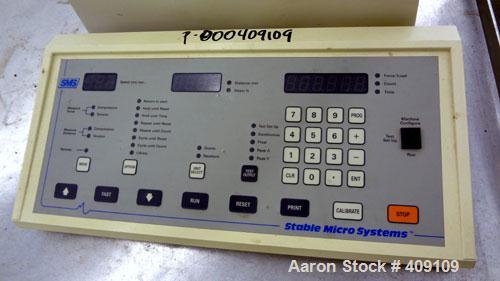 Used SMS Stable Micro Systems Texture Analyser, Model TA-XT2i. Includes a keyboard.