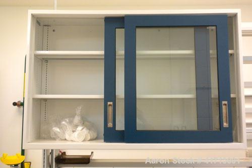 Used Lab Counters: (1) 29" deep x 83 1/2" long x 36" high section with 9 drawers; (1) 29" deep x 84 1/2" long x 36" high section with a sink, 9 drawers and 2 cabinets; (1) 30" deep x 240" long x 37" ...