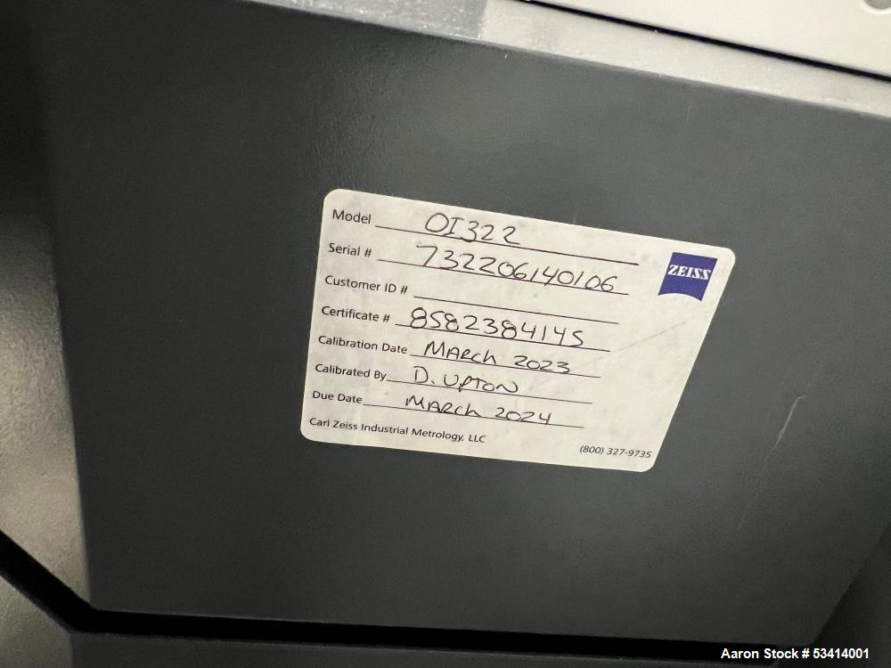 Unused Zeiss O-Inspect 3/2/2 CMM – 300 x 200 x 200 mm | Optical + Tactile Sensors | Calypso Software | Built 2022