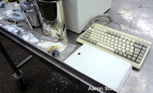 Used Parr 6100 Oxygen Bomb Calorimeter. The Parr 6100 Compensated Jacket Calorimeter continuously monitors the temperature surrounding the calorimeter and applies the necessary heat leak correction i...