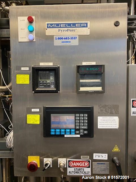 Used Paul Mueller WFI Multi Effect Distillation Still