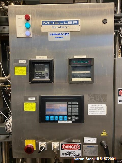 Used- Paul Mueller WFI Multi Effect Distillation Still