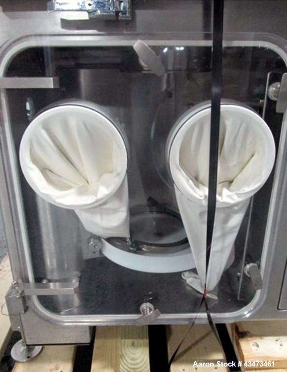 Used- PSL Powder Systems Limited Dispensecell With Sampling Isolator. Stainless steel construction, single sided, approximat...