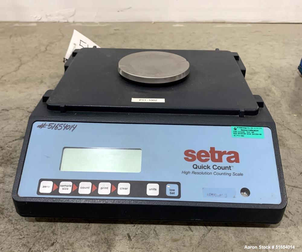 Used- Setra High Resolution Counting Scale, Model: Quick Count