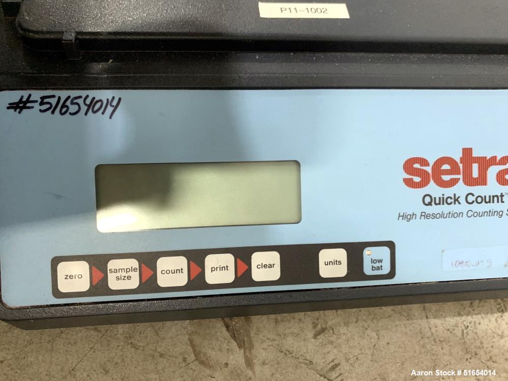 Used- Setra High Resolution Counting Scale, Model: Quick Count