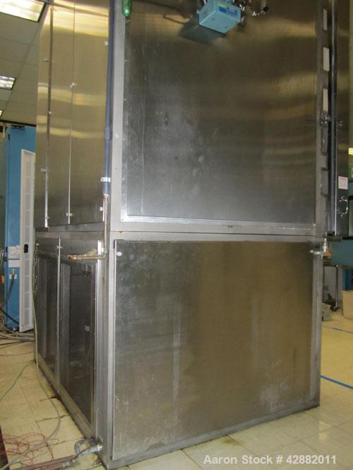 Used Russells Technical Products Environmental  (Temperature/ Humidity) Chamber, Model RD32-5-5, self- contained. Heat rejected kW = 17.6, 3/60/460V.  Max load (A) 47.  DI Water 10 gpm @ 25 psi max. ...