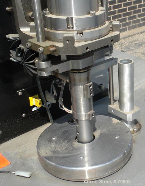Used Rheometric Scientific Automated Melts Analyzer Model RAMA. 15 AMP, 50/60 Cycle, 200/240 Volt. Can accommodate up to 18 test cartridges.