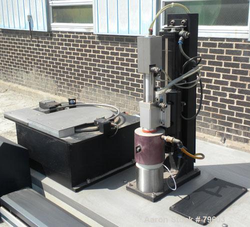 Used Rheometric Scientific Automated Melts Analyzer Model RAMA. 15 AMP, 50/60 Cycle, 200/240 Volt. Can accommodate up to 18 test cartridges.