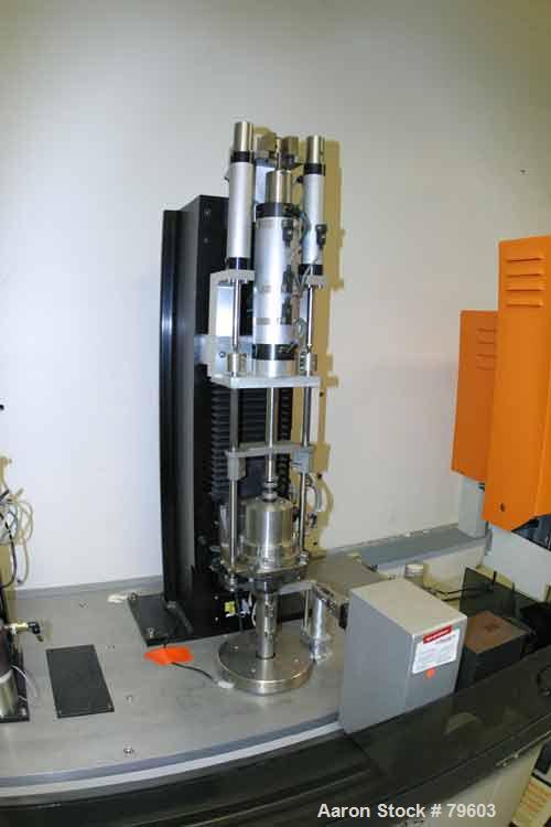 Used Rheometric Scientific Automated Melts Analyzer Model RAMA. 15 AMP, 50/60 Cycle, 200/240 Volt. Can accommodate up to 18 test cartridges.