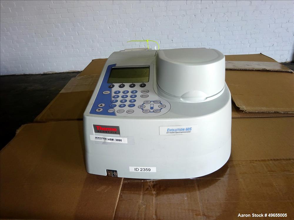 Used Scientific Evolution Spectrometer, Model 60S UV.