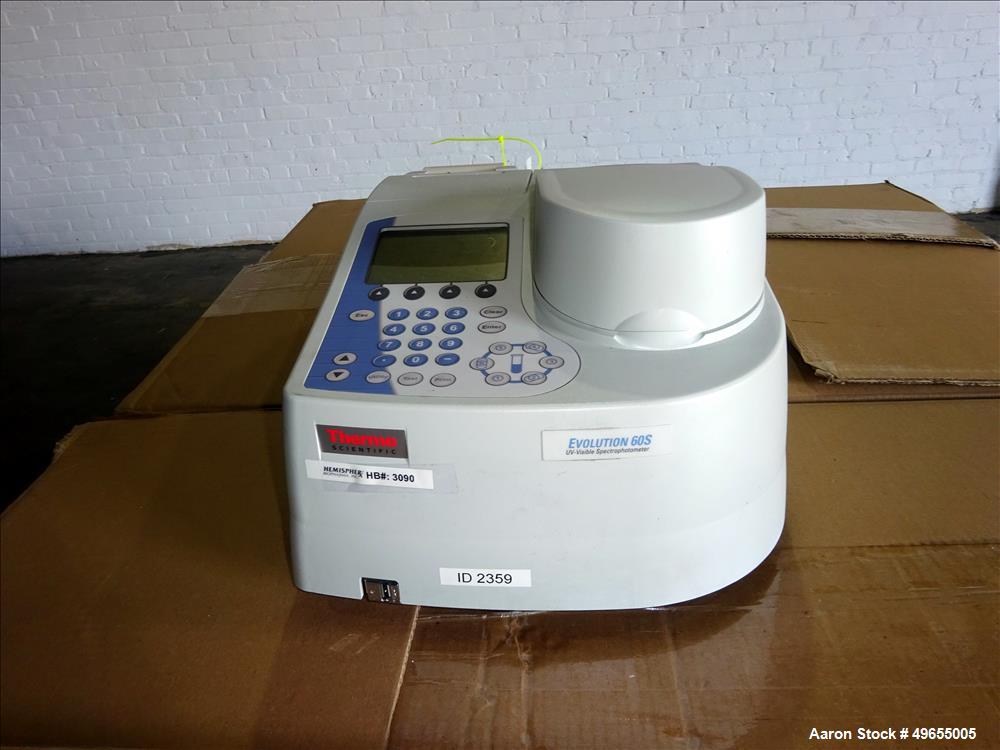 Used- Scientific Evolution Spectrometer, Model 60S UV.