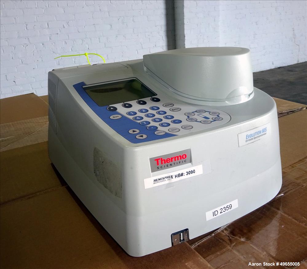 Used Scientific Evolution Spectrometer, Model 60S UV.