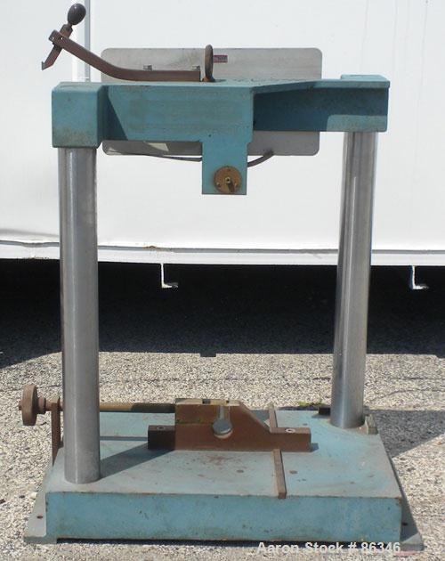 Used TMI Pendulum Impact Tester. Approximately 11' per second. Requires pendulum arm.