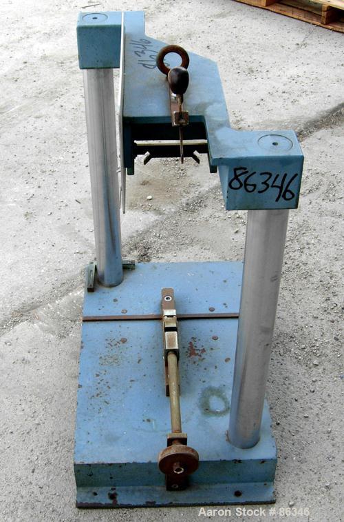 Used TMI Pendulum Impact Tester. Approximately 11' per second. Requires pendulum arm.