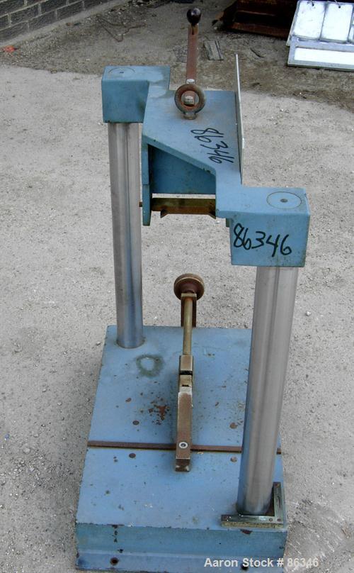 Used TMI Pendulum Impact Tester. Approximately 11' per second. Requires pendulum arm.