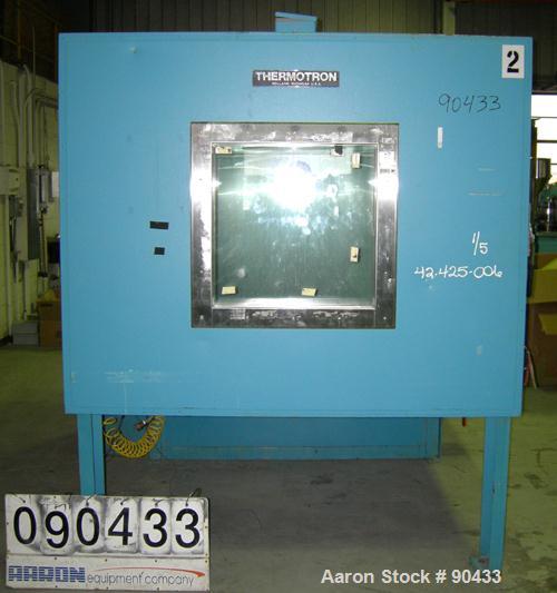 USED: Thermotron environmental test chamber, model FX-62-CHV-705-705 floor style. 62 cubic feet of test space. Temp, humidity and vibration testing. Heating and cooling. Range -73 to +177 deg F. Incl...