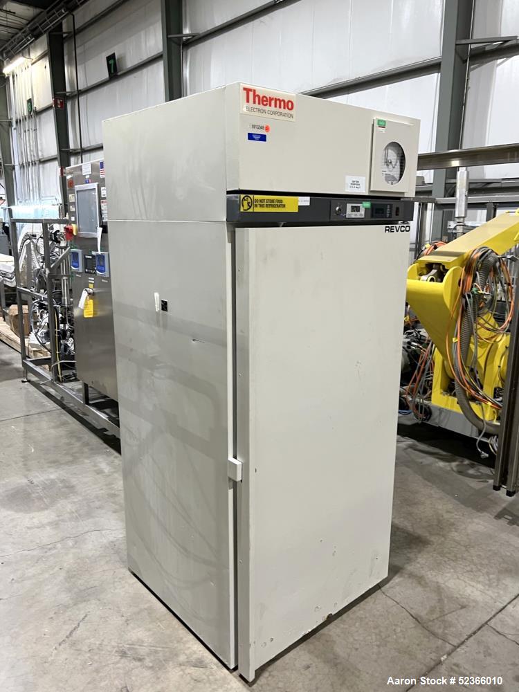 Used- Thermo Revco Upright Refrigerator, Model REL3004A21. 12oz charge of R-134A Refrigerant. 29.2 Cu ft capacity, 1 to 8 De...