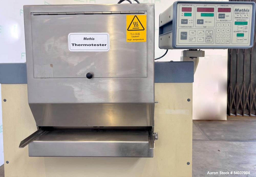 Werner Mathis AG LTE-T Lab Oven – Electric Drying, 750×1100×1000mm, 210kg