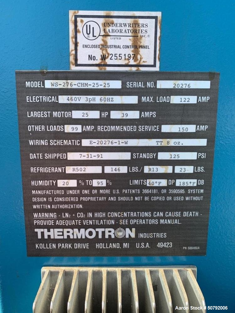 Used Thermotron Environmental Test Chamber
