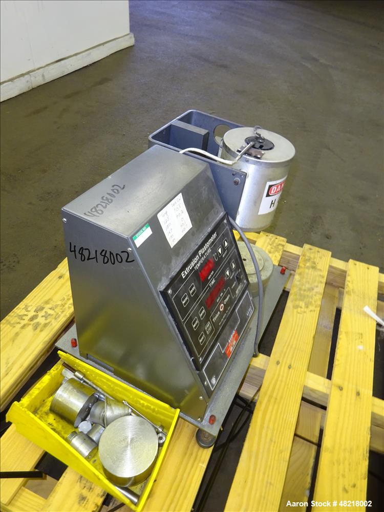 Used Tinius Olsen Extrusion Plastometer/Melt Indexer, Model MP 987.