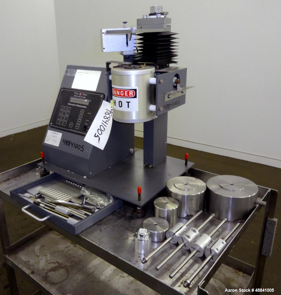 Used Tinius Olsen Extrusion Plastometer/Melt Indexer.